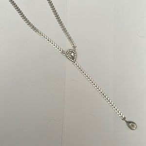 Loren Hope Finely Y Necklace - silver